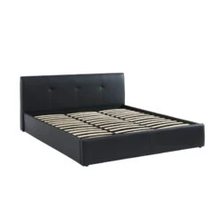 Lit Coffre SEGURO Simili Noir 180x200 Sommier Inclus 15 Lit Coffre SEGURO Simili Noir 180x200 Sommier Inclus -Mobilia Soldes lit coffre seguro simili noir 180x200 sommier inclus 4