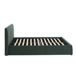 Lit Coffre SEGURO Velours Vert Forêt 160x200 Sommier Inclus -Mobilia Soldes lit coffre seguro velours vert foret 160x200 sommier inclus 6