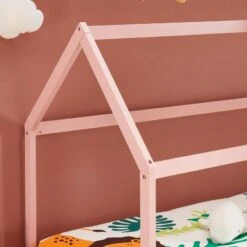 Lit Enfant Cabane TINY Pin Rose 90x190 Sommier Inclus 10 Lit Enfant Cabane TINY Pin Rose 90x190 Sommier Inclus -Mobilia Soldes lit enfant cabane tiny bois massif de pin rose 90x190 3