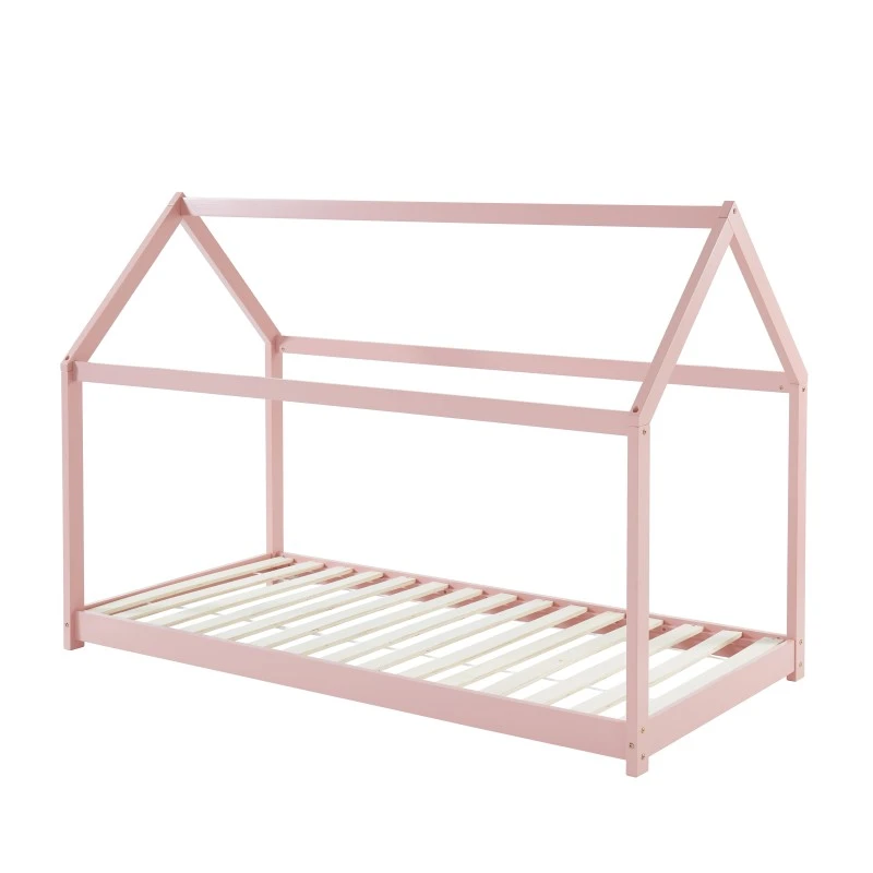 Lit Enfant Cabane TINY Pin Rose 90x190 Sommier Inclus 7 Lit Enfant Cabane TINY Pin Rose 90x190 Sommier Inclus – Image 5
