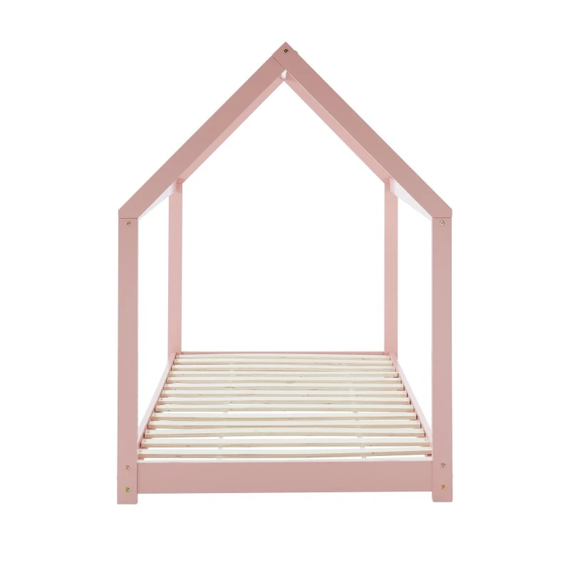 Lit Enfant Cabane TINY Pin Rose 90x190 Sommier Inclus 8 Lit Enfant Cabane TINY Pin Rose 90x190 Sommier Inclus – Image 6