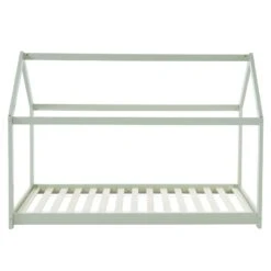 Lit Enfant Cabane TINY Pin Vert 90x190 Sommier Inclus -Mobilia Soldes lit enfant cabane tiny bois massif de pin vert 90x190 4