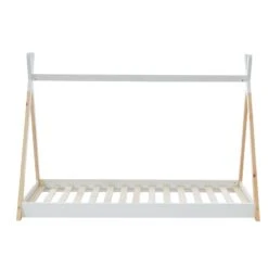 Lit Enfant Cabane TINY Pin Massif Blanc Et Naturel Sommier 90x200 Inclus 11 Lit Enfant Cabane TINY Pin Massif Blanc Et Naturel Sommier 90x200 Inclus -Mobilia Soldes lit enfant cabane tiny pin massif blanc et naturel sommier 90x200 inclus 2