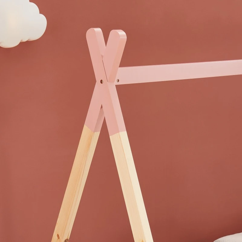Lit Enfant Tipi TINY Pin Rose 90x190 Sommier Inclus 5 Lit Enfant Tipi TINY Pin Rose 90x190 Sommier Inclus – Image 3