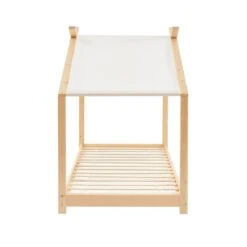 Lit Tente TINY Pin Massif 90x190 Sommier Inclus -Mobilia Soldes lit tente tiny pin massif 90x190 sommier inclus 5