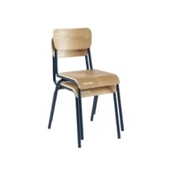 Lot De 2 Chaises PANTONE Bleu Nuit Et Placage Frêne 21 Lot De 2 Chaises PANTONE Bleu Nuit Et Placage Frêne -Mobilia Soldes lot de 2 chaises pantone bleu nuit et placage frene 8