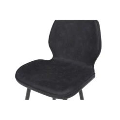 Lot De 2 Tabourets De Bar ETHAN En PU Noir 14 Lot De 2 Tabourets De Bar ETHAN En PU Noir -Mobilia Soldes lot de 2 tabourets ethan en pu noir 5