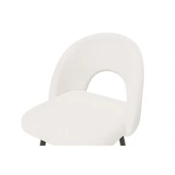 Lot De 2 Tabourets De Bar KYLE Tissu Bouclette Blanc Piètement Métal Noir 14 Lot De 2 Tabourets De Bar KYLE Tissu Bouclette Blanc Piètement Métal Noir -Mobilia Soldes lot de 2 tabourets kyle en teddy blanc 5