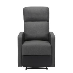 Fauteuil Relax Small LOVA PU Noir Et Tissu Gris Foncé Avec Fonction Manuel 14 Fauteuil Relax Small LOVA PU Noir Et Tissu Gris Foncé Avec Fonction Manuel -Mobilia Soldes lova relax nrgrf small 2