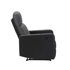 Fauteuil Relax Small LOVA PU Noir Et Tissu Gris Foncé Avec Fonction Manuel 17 Fauteuil Relax Small LOVA PU Noir Et Tissu Gris Foncé Avec Fonction Manuel -Mobilia Soldes lova relax nrgrf small 5