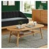Table Basse MARCEL Placage Chêne Double Plateau 120cm 1 Table Basse MARCEL Placage Chêne Double Plateau 120cm -Mobilia Soldes marcel 03 table basse bois