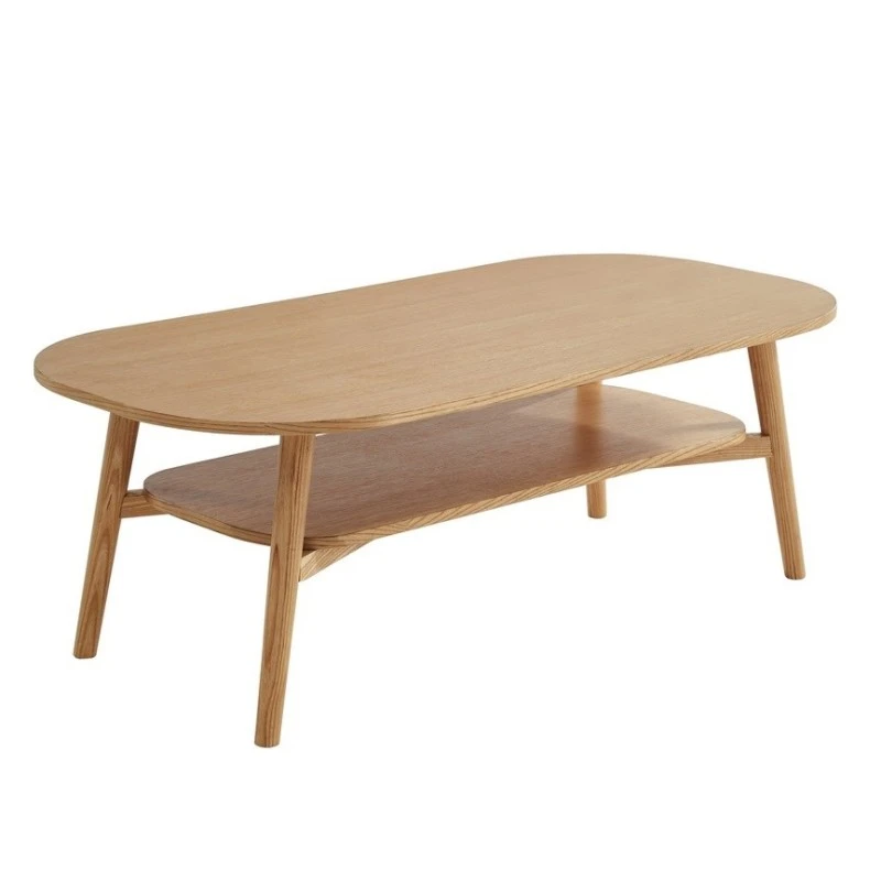 Table Basse MARCEL Placage Chêne Double Plateau 120cm 6 Table Basse MARCEL Placage Chêne Double Plateau 120cm – Image 4