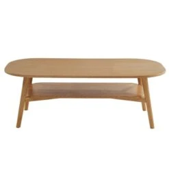 Table Basse MARCEL Placage Chêne Double Plateau 120cm 11 Table Basse MARCEL Placage Chêne Double Plateau 120cm -Mobilia Soldes marcel 03 table basse bois 4