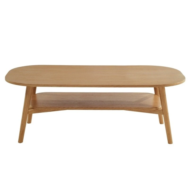 Table Basse MARCEL Placage Chêne Double Plateau 120cm 7 Table Basse MARCEL Placage Chêne Double Plateau 120cm – Image 5
