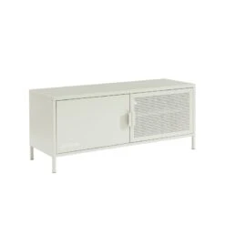 Meuble Tv PANTONE Métal Beige Sable 120cm -Mobilia Soldes meuble tv pantone metal beige sable l120cm 5