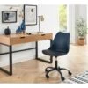 Chaise De Bureau PANTONE Bleu Nuit 5 Roulettes 2 Chaise De Bureau PANTONE Bleu Nuit 5 Roulettes -Mobilia Soldes pantone chaise de bureau bleu 5 pieds a roue