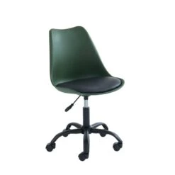Chaise De Bureau PANTONE Vert Olive 5 Roulettes 12 Chaise De Bureau PANTONE Vert Olive 5 Roulettes -Mobilia Soldes pantone chaise de bureau vert kaki 5 pieds a roue 3