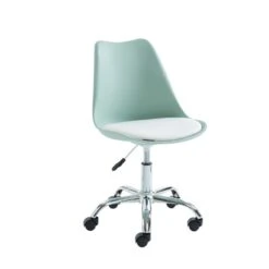 Chaise De Bureau PANTONE Vert Menthe 5 Roulettes 12 Chaise De Bureau PANTONE Vert Menthe 5 Roulettes -Mobilia Soldes pantone chaise de bureau vert menthe 5 pieds a roue 3