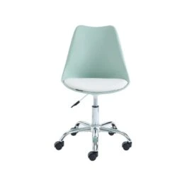 Chaise De Bureau PANTONE Vert Menthe 5 Roulettes 14 Chaise De Bureau PANTONE Vert Menthe 5 Roulettes -Mobilia Soldes pantone chaise de bureau vert menthe 5 pieds a roue 5