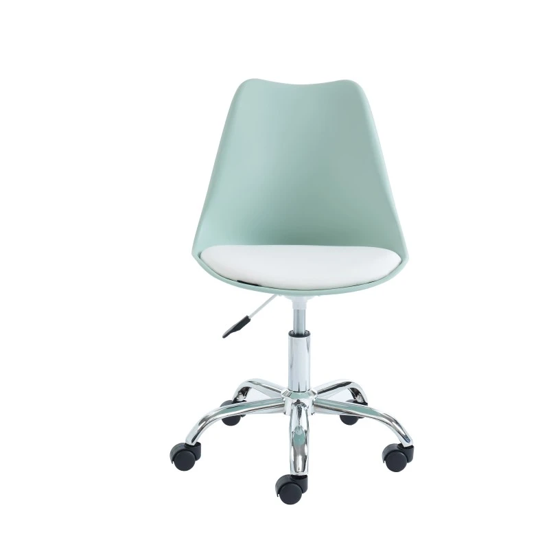 Chaise De Bureau PANTONE Vert Menthe 5 Roulettes 8 Chaise De Bureau PANTONE Vert Menthe 5 Roulettes – Image 6