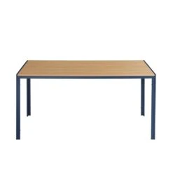 Table De Séjour PANTONE Métal Bleu Nuit Et Effet Bois 160cm 15 Table De Séjour PANTONE Métal Bleu Nuit Et Effet Bois 160cm -Mobilia Soldes pantone table de sejour bleu plateau en mdf 5