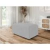 Pouf MILO Tissu Gris 1 Place -Mobilia Soldes pouf milo tissu gris 1 place