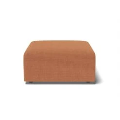 Mobilia Soldes -Mobilia Soldes pouf milo tissu rouille 1 place 1