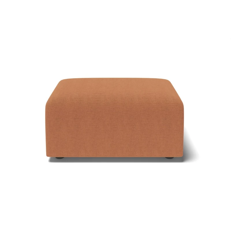 Pouf MILO Tissu Rouille 1 Place 4 Pouf MILO Tissu Rouille 1 Place – Image 2