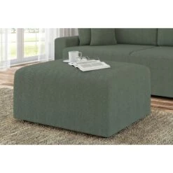 Pouf MILO Tissu Vert 1 Place -Mobilia Soldes pouf milo tissu vert 1 place 4