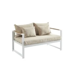 Salon De Jardin ALDO Aluminium 4 Places Coloris Blanc 13 Salon De Jardin ALDO Aluminium 4 Places Coloris Blanc -Mobilia Soldes salon de jardin aldo aluminium 5 places coloris blanc 4