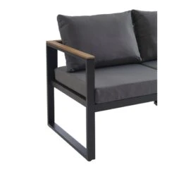 Salon De Jardin ELONA 5 Places En Aluminium Coloris Gris Foncé Avec Housse 17 Salon De Jardin ELONA 5 Places En Aluminium Coloris Gris Foncé Avec Housse -Mobilia Soldes salon de jardin elona aluminium 5 places coloris gris fonce 6