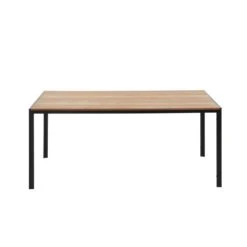 Table De Séjour SOHO Placage Bois Et Métal Noir 180cm 10 Table De Séjour SOHO Placage Bois Et Métal Noir 180cm -Mobilia Soldes soho table 180cm bois et metal 3