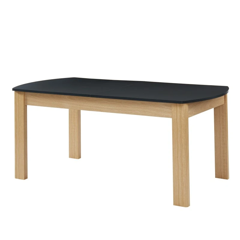 Table à Manger DAVIA Noir Et Effet Chêne 180cm 8 Table à Manger DAVIA Noir Et Effet Chêne 180cm – Image 6