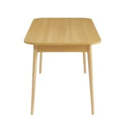 Table à Manger MACARON Effet Chêne Avec Tiroir -Mobilia Soldes table a manger macaron effet chene avec tiroir 7