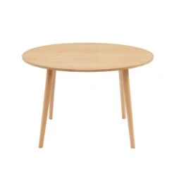 Table à Manger ORATELLO Placage Chêne 120cm -Mobilia Soldes table a manger oratello placage chene l120cm 3