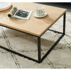Table Basse BRIXTON Placage Frêne 110cm 9 Table Basse BRIXTON Placage Frêne 110cm -Mobilia Soldes table basse brixton 2