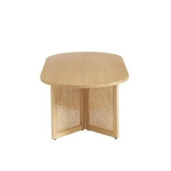 Table Basse LEON Placage Chêne Et Cannage Rotin 120cm 15 Table Basse LEON Placage Chêne Et Cannage Rotin 120cm -Mobilia Soldes table basse leon placage chene et cannage rotin 120cm 5