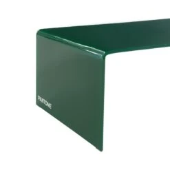Table Basse PANTONE Verre Courbé Vert Olive 120cm -Mobilia Soldes table basse pantone verre courbe vert olive 120cm 2