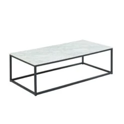 Table Basse TELMA Marbre Blanc Naturel 120cm 11 Table Basse TELMA Marbre Blanc Naturel 120cm -Mobilia Soldes table basse telma marbre blanc naturel 120cm 3
