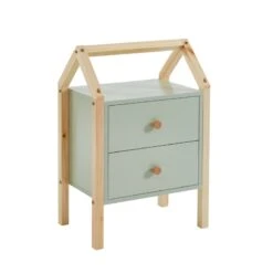 Table De Chevet TINY Vert 2 Tiroirs 13 Table De Chevet TINY Vert 2 Tiroirs -Mobilia Soldes table de chevet tiny vert 2 tiroirs 4
