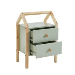 Table De Chevet TINY Vert 2 Tiroirs 14 Table De Chevet TINY Vert 2 Tiroirs -Mobilia Soldes table de chevet tiny vert 2 tiroirs 5