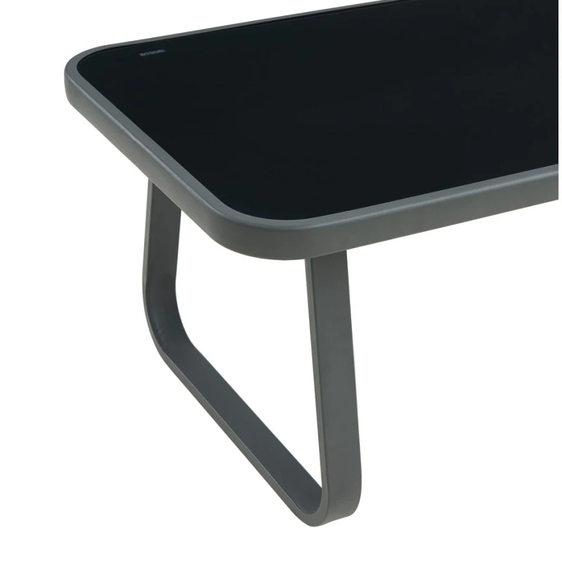 Salon De Jardin TEXAS En Acier Et Textilène 4 Places Coloris Taupe 7 Salon De Jardin TEXAS En Acier Et Textilène 4 Places Coloris Taupe – Image 5