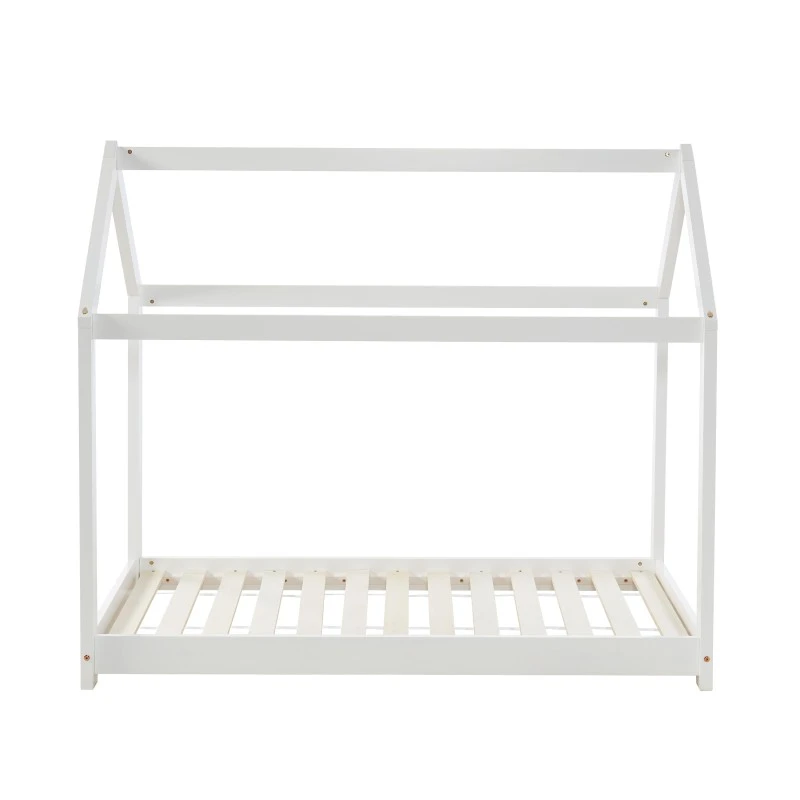 Lit Enfant Cabane TINY Pin Blanc 70x140 Sommier Inclus 5 Lit Enfant Cabane TINY Pin Blanc 70x140 Sommier Inclus – Image 3