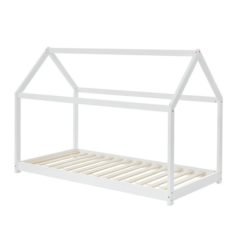 Lit Enfant Cabane TINY Pin Blanc 70x140 Sommier Inclus 6 Lit Enfant Cabane TINY Pin Blanc 70x140 Sommier Inclus – Image 4