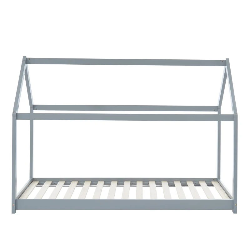 Lit Enfant Cabane TINY Pin Gris 90x190 Sommier Inclus 5 Lit Enfant Cabane TINY Pin Gris 90x190 Sommier Inclus – Image 3
