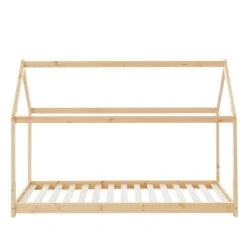 Lit Enfant Cabane TINY Pin Naturel 90x190 Sommier Inclus 10 Lit Enfant Cabane TINY Pin Naturel 90x190 Sommier Inclus -Mobilia Soldes tiny90190na lit cabane bois 2
